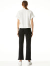 EDYTH VEGAN TOP-OFF WHITE-ALICE + OLIVIA
