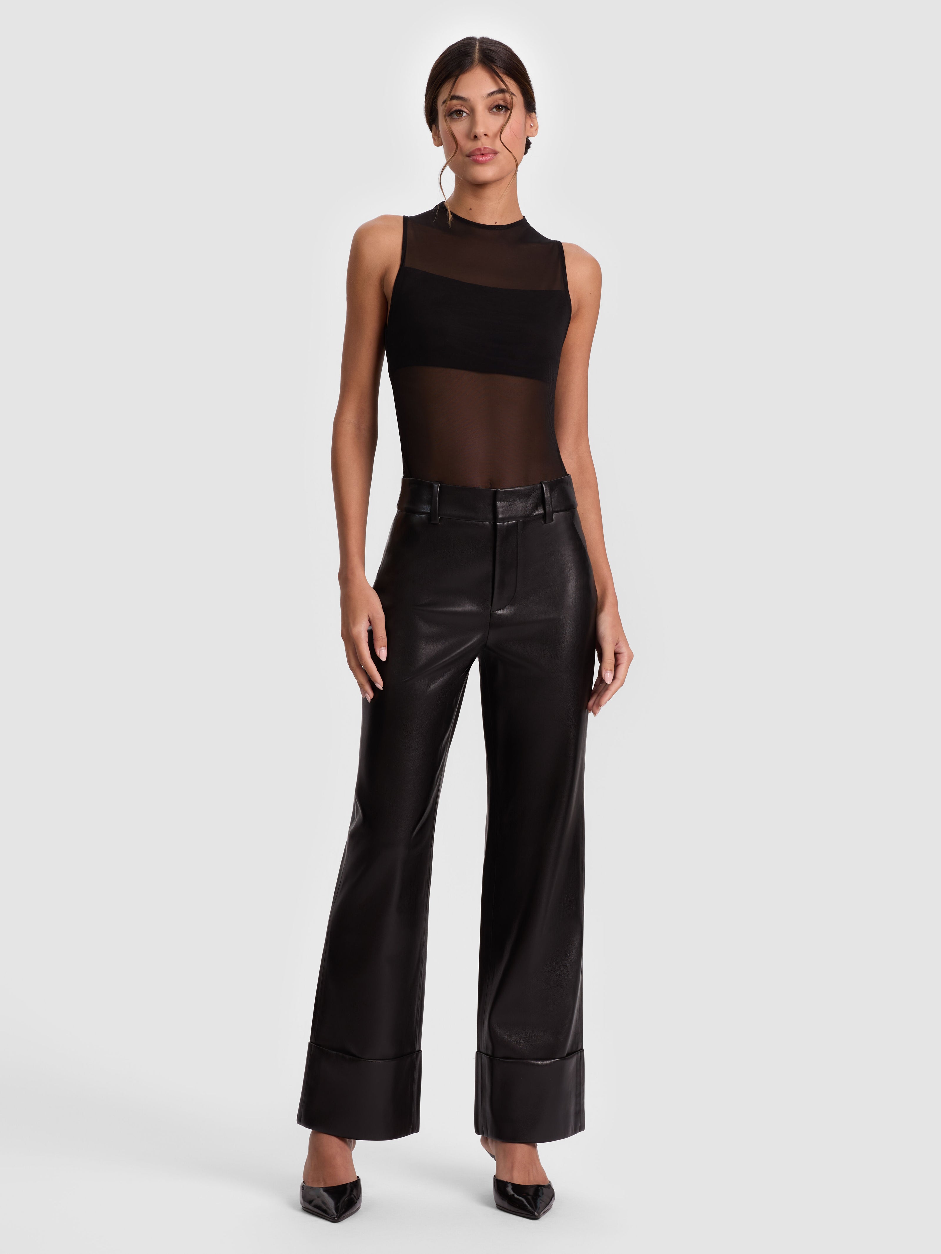 PANTALONE ALLA CAVIGLIA ALEXANDER VEGAN-ALICE + OLIVIA