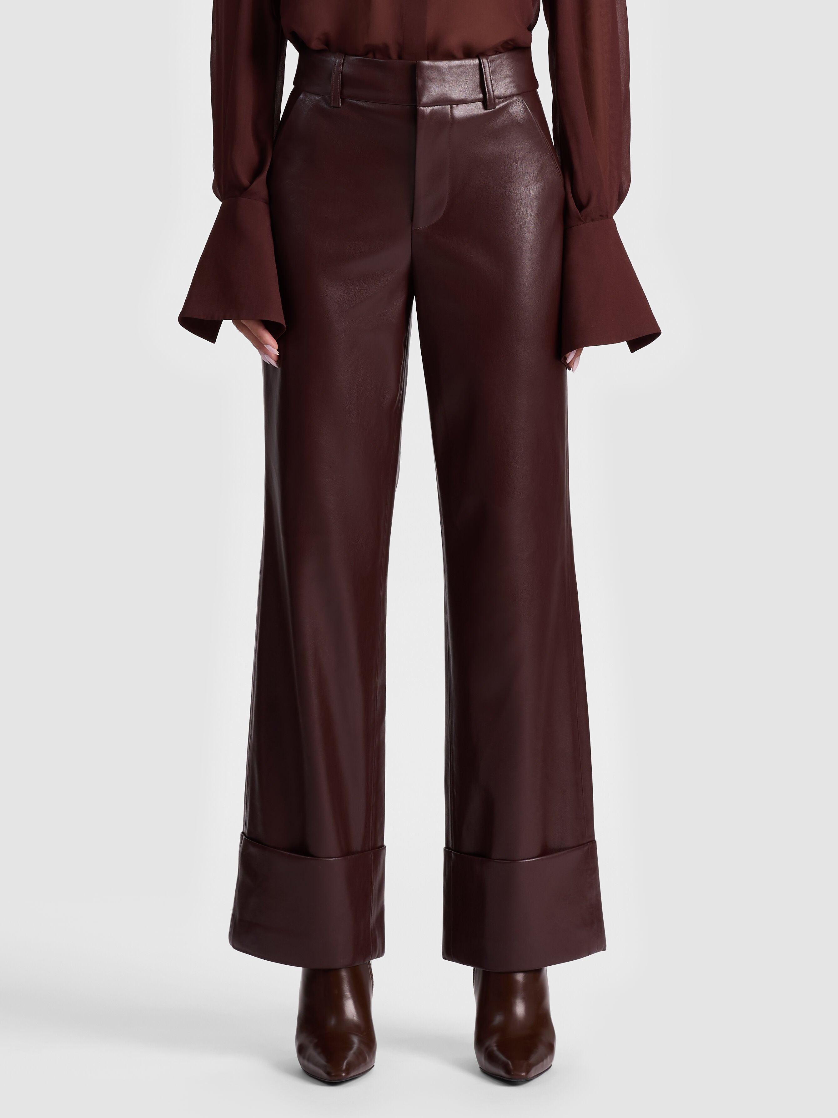 PANTALONI ALLA CAVIGLIA ALEXANDER VEGAN-ALICE + OLIVIA