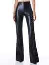 TEENY VEGAN LEATHER SIDE SLIT PANT-ALMOND-ALICE + OLIVIA