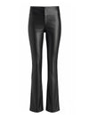 OLIVIA VEGAN BOOTCUT PANT-Black-ALICE + OLIVIA