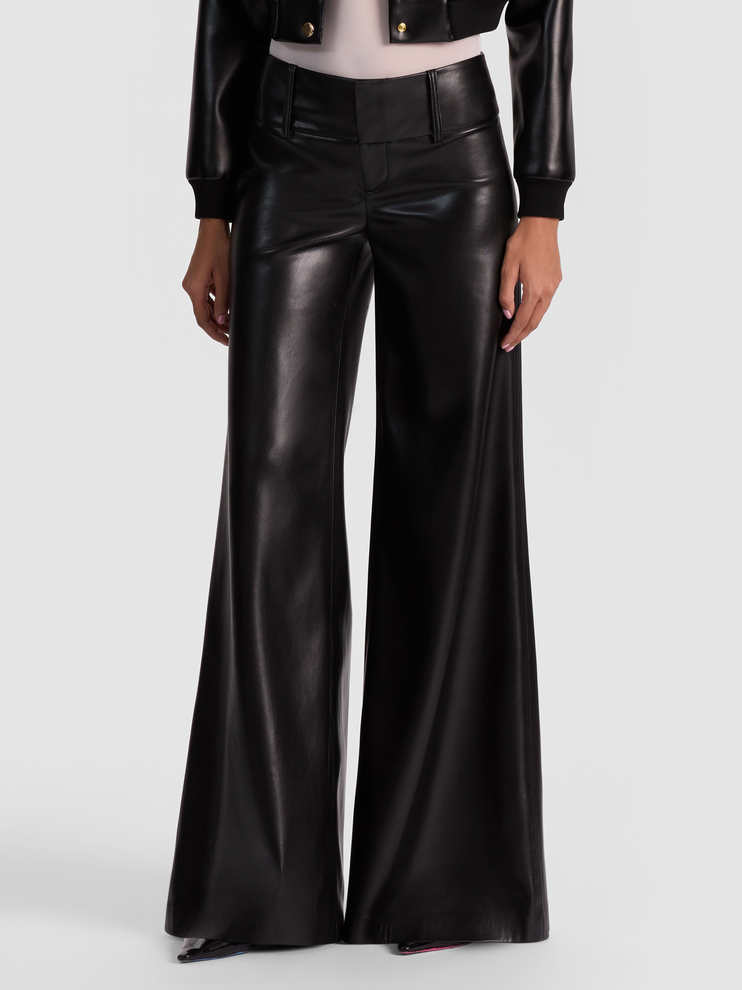 PANTALON LARGE VÉGÉTALIEN OLIVIA-ALICE + OLIVIA