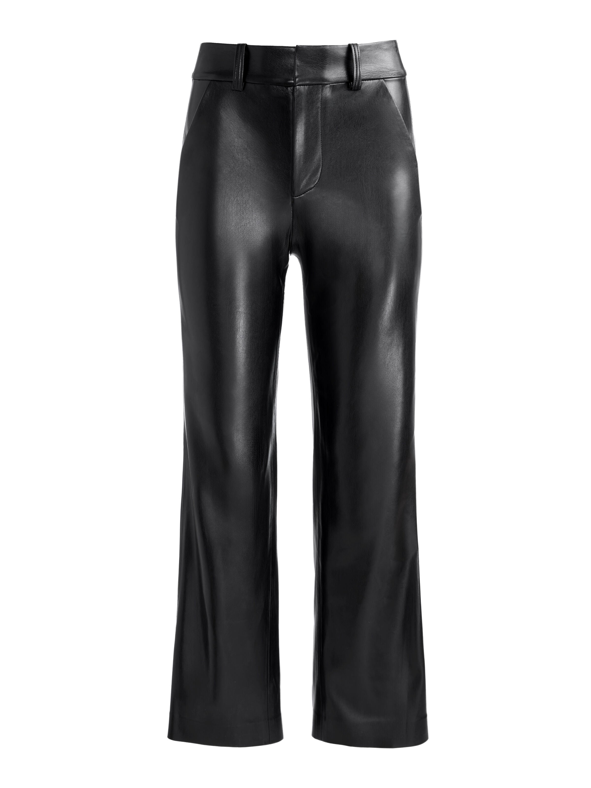 ALEXANDER VEGAN TROUSER-Black-ALICE + OLIVIA