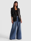 DENNY VEGAN BLAZER-Black-ALICE + OLIVIA