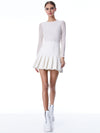 CHARA VEGAN MINI DRESS-Black-ALICE + OLIVIA