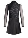 CHARA VEGAN MINI DRESS-Black-ALICE + OLIVIA