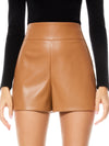 DONALD VEGAN LEATHER SHORT-BLACK/WHITE-ALICE + OLIVIA