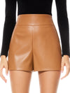 DONALD VEGAN LEATHER SHORT-BLACK/WHITE-ALICE + OLIVIA