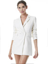 COMBINAISON-SHORT SMOKING KYRIE EN SIMILI CUIR VÉGAN-ALICE + OLIVIA