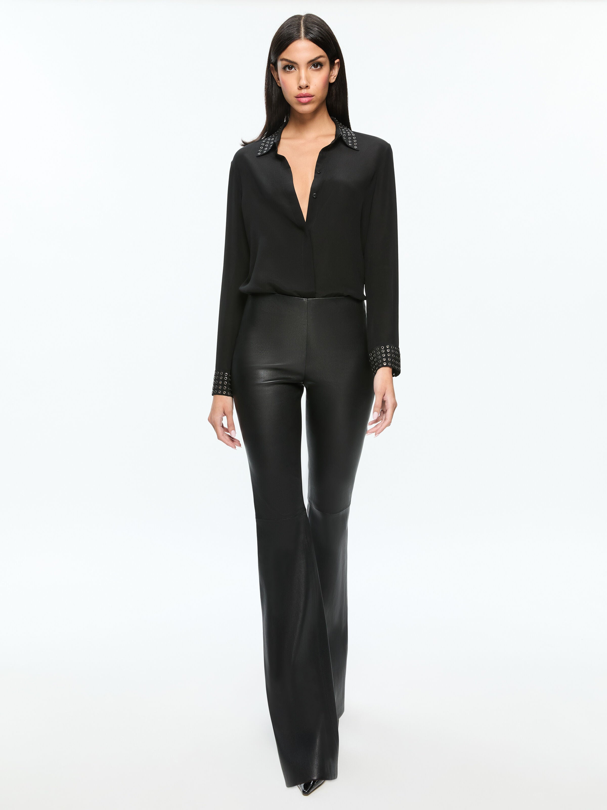 PANTALON EN CUIR RMP-ALICE + OLIVIA