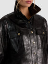 PARKA COL ENTONNOIR JAMES VEGAN-ALICE + OLIVIA