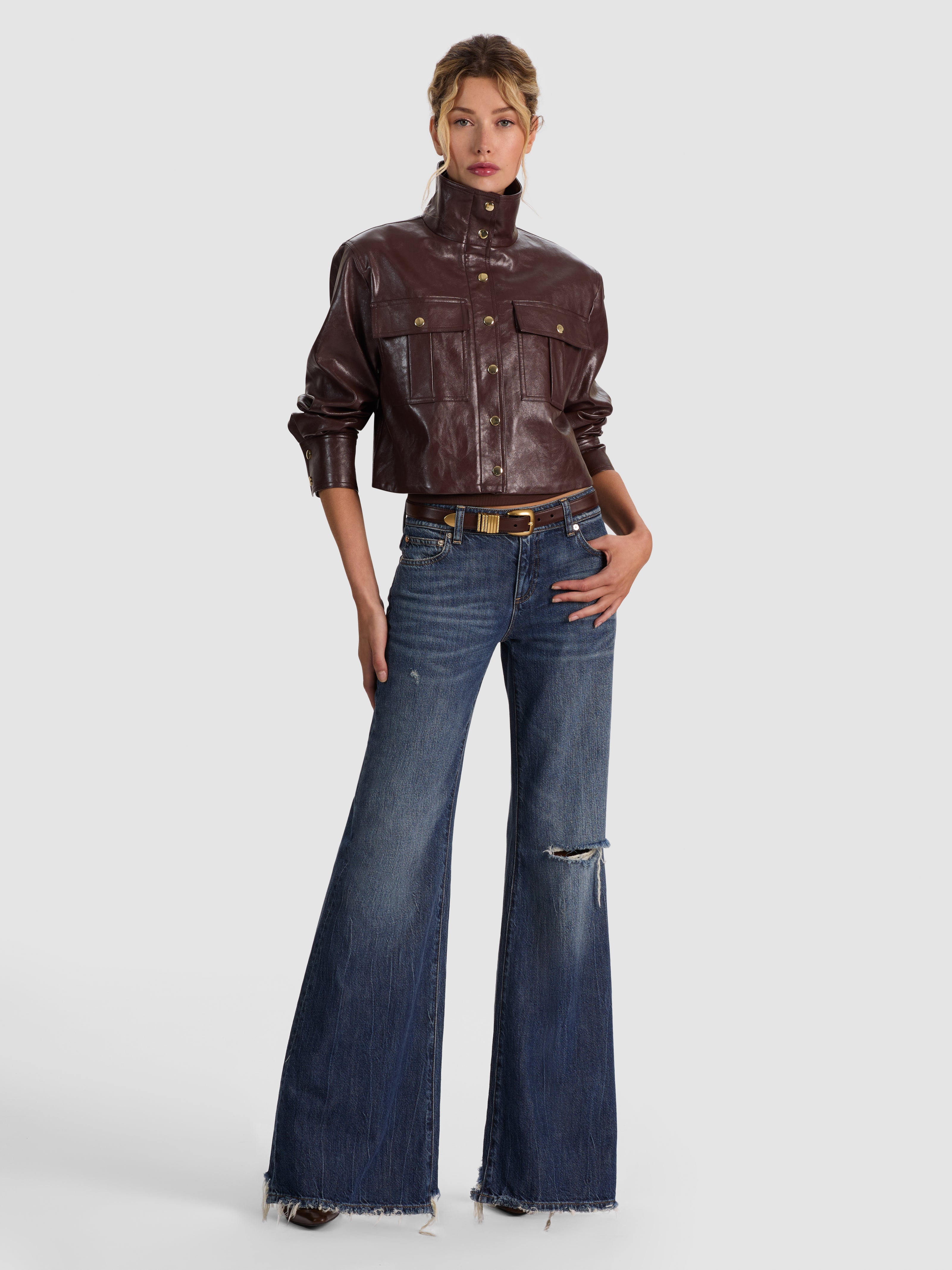 PARKA A COLLO ALTO JAMES VEGAN-ALICE + OLIVIA