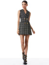 JORDY DBL BREASTED TUXEDO DRES-BLACK/ECRU-ALICE + OLIVIA
