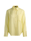 FINELY PINSTRIPED BUTTON DOWN-CRESCENDO STRIPE-ALICE + OLIVIA