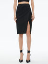 JUPE MIDI VEGAN SIOBHAN-ALICE + OLIVIA