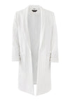 KYLIE EASY SHAWL COLLAR JACKET-WHITE/BLACK-ALICE + OLIVIA