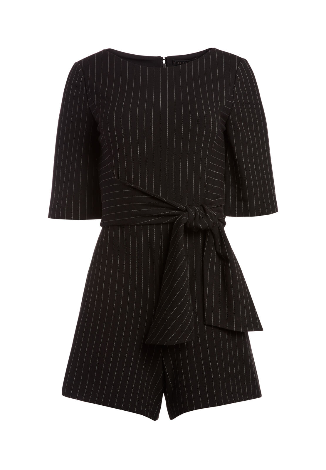 COMBINAISON COURTE AVEC CEINTURE ET ENCOLURE BATEAU VIRGIL-ALICE + OLIVIA