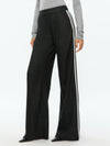 ERIC PANT WITH SIDE STRIPE-CHARCOAL GREY MELANGE-ALICE + OLIVIA