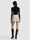 EMILIE TWEED MINI SKORT-COOL GIRL PLAID-ALICE + OLIVIA