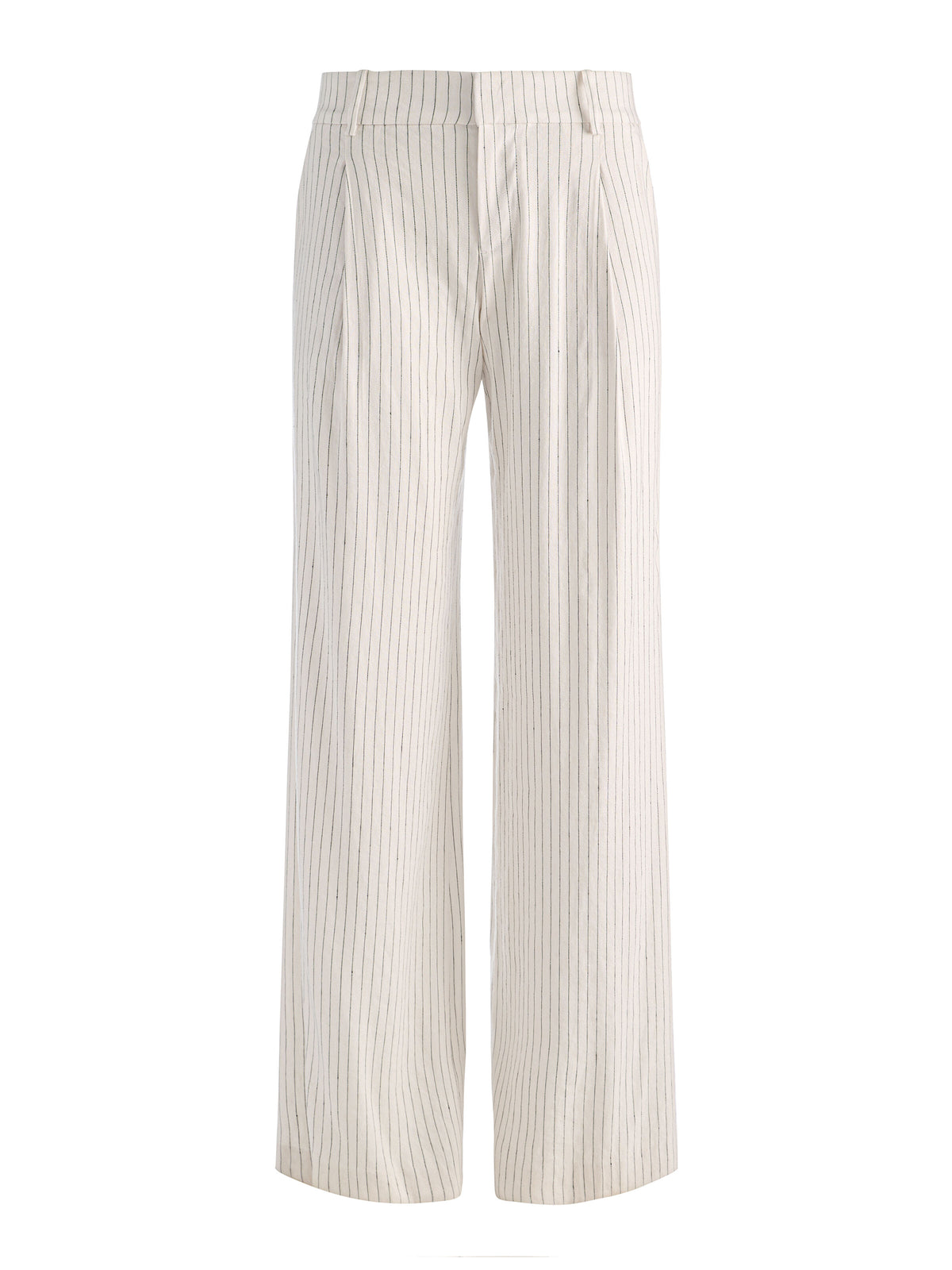 ERIC PANT - OFF WHITE/BLACK PINSTRIPE