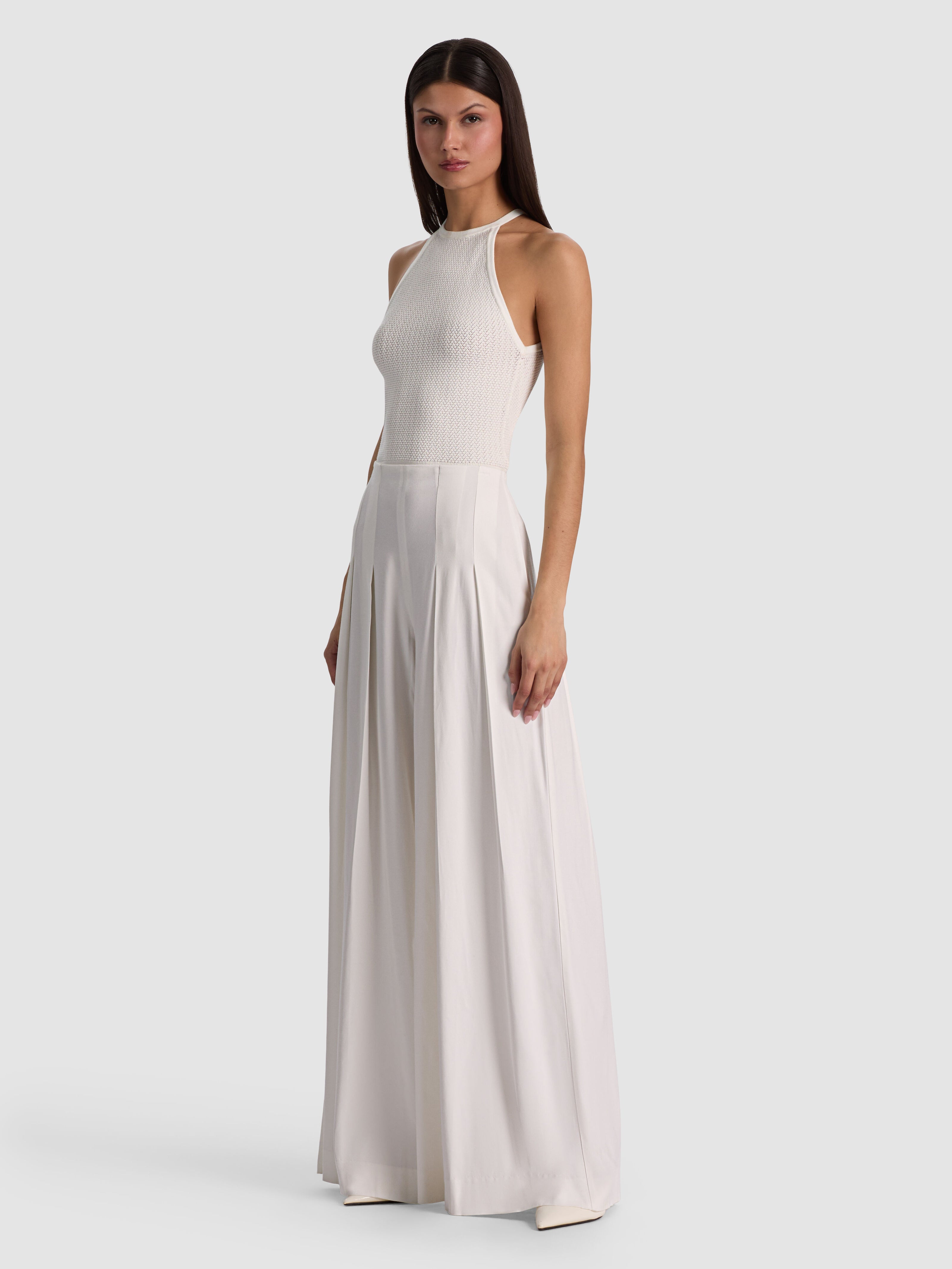 HENRY PLEATED PANT-OFF WHITE-ALICE + OLIVIA