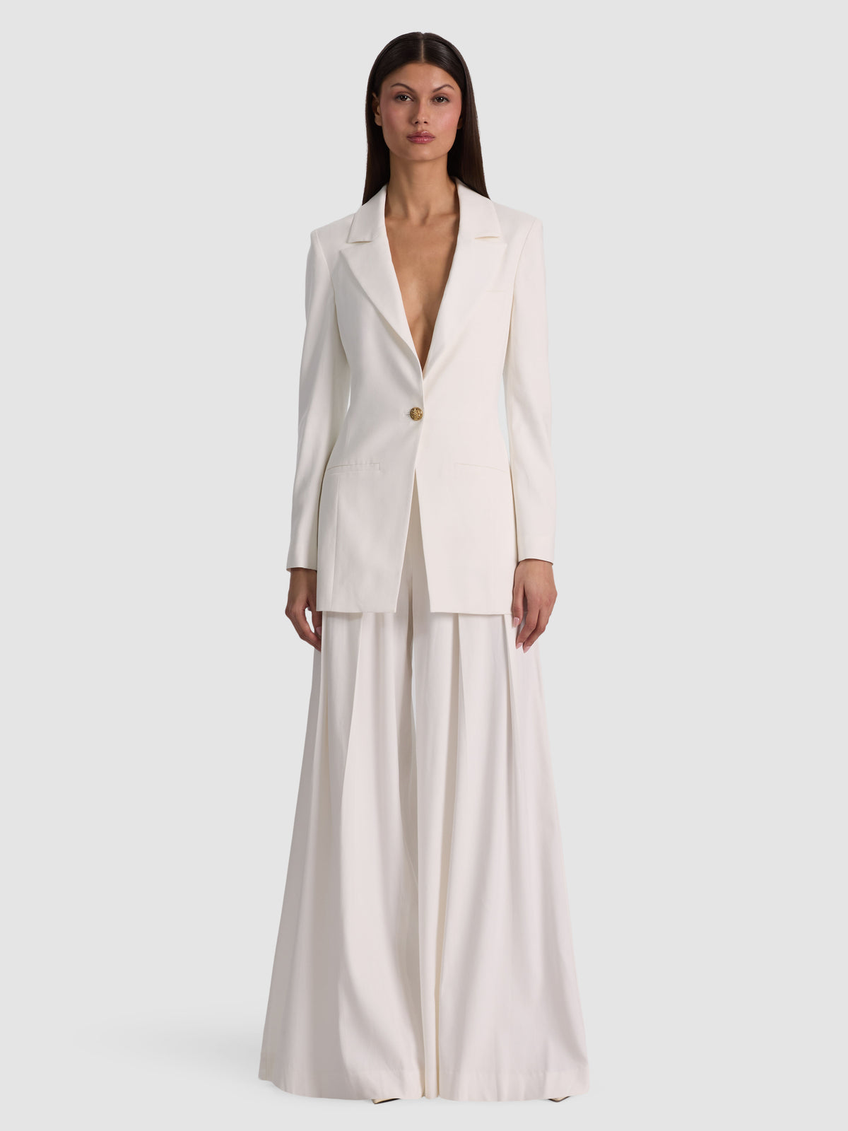 HOPE FITTED BLAZER - OFF WHITE