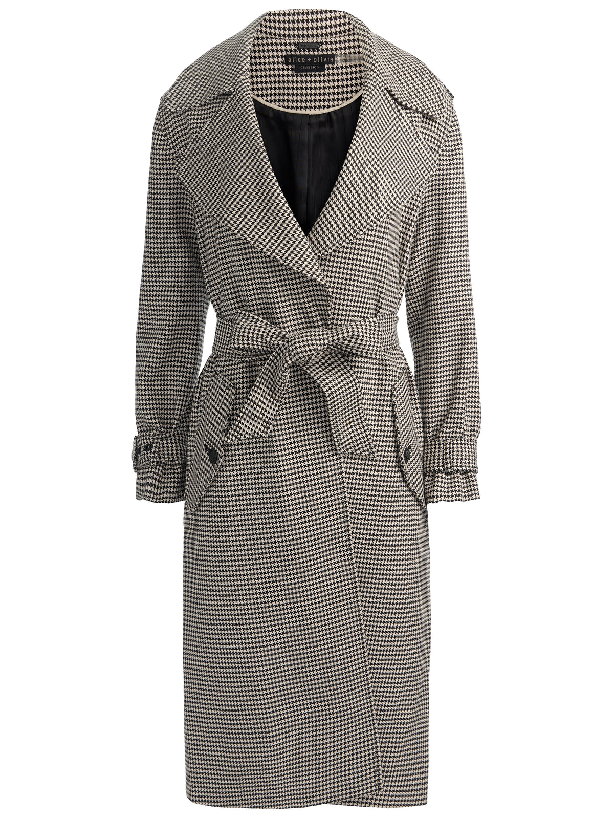 NEVADA TRENCH COAT - BLACK/MULTI