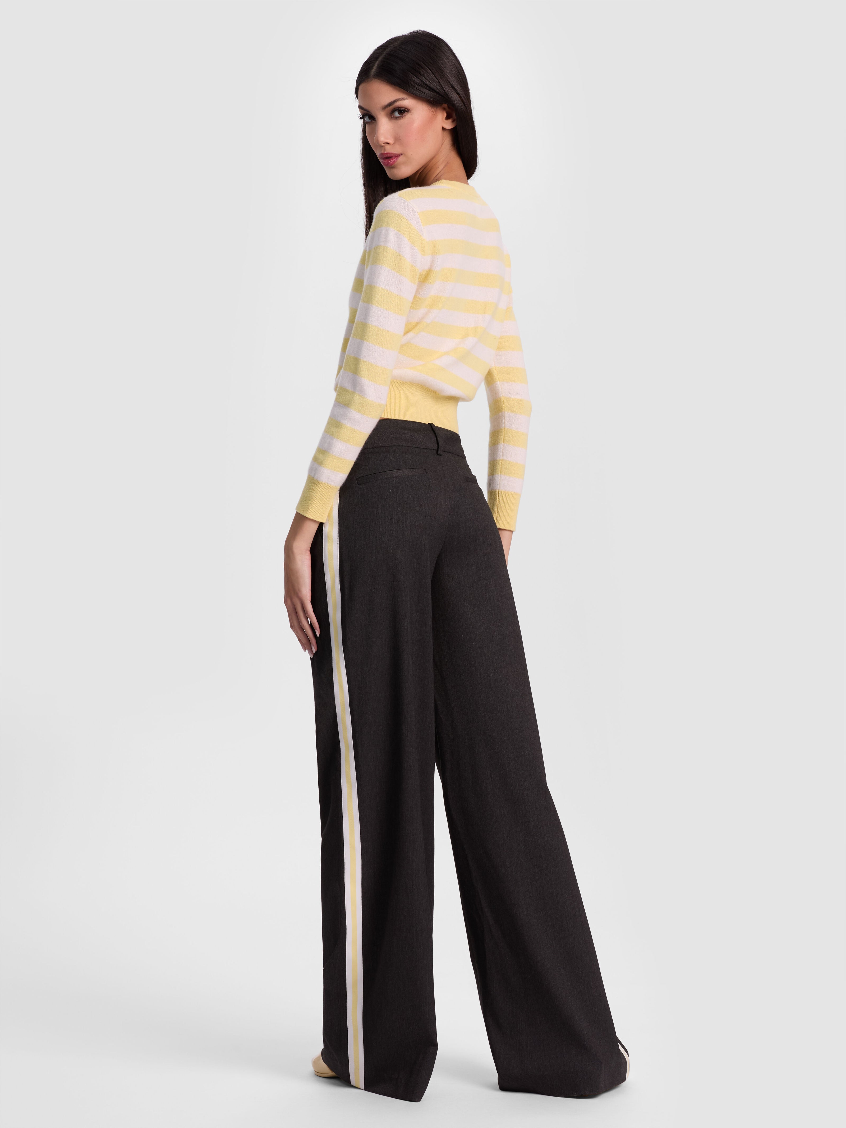 PANTALONE ERIC CON BANDA LATERALE-ALICE + OLIVIA