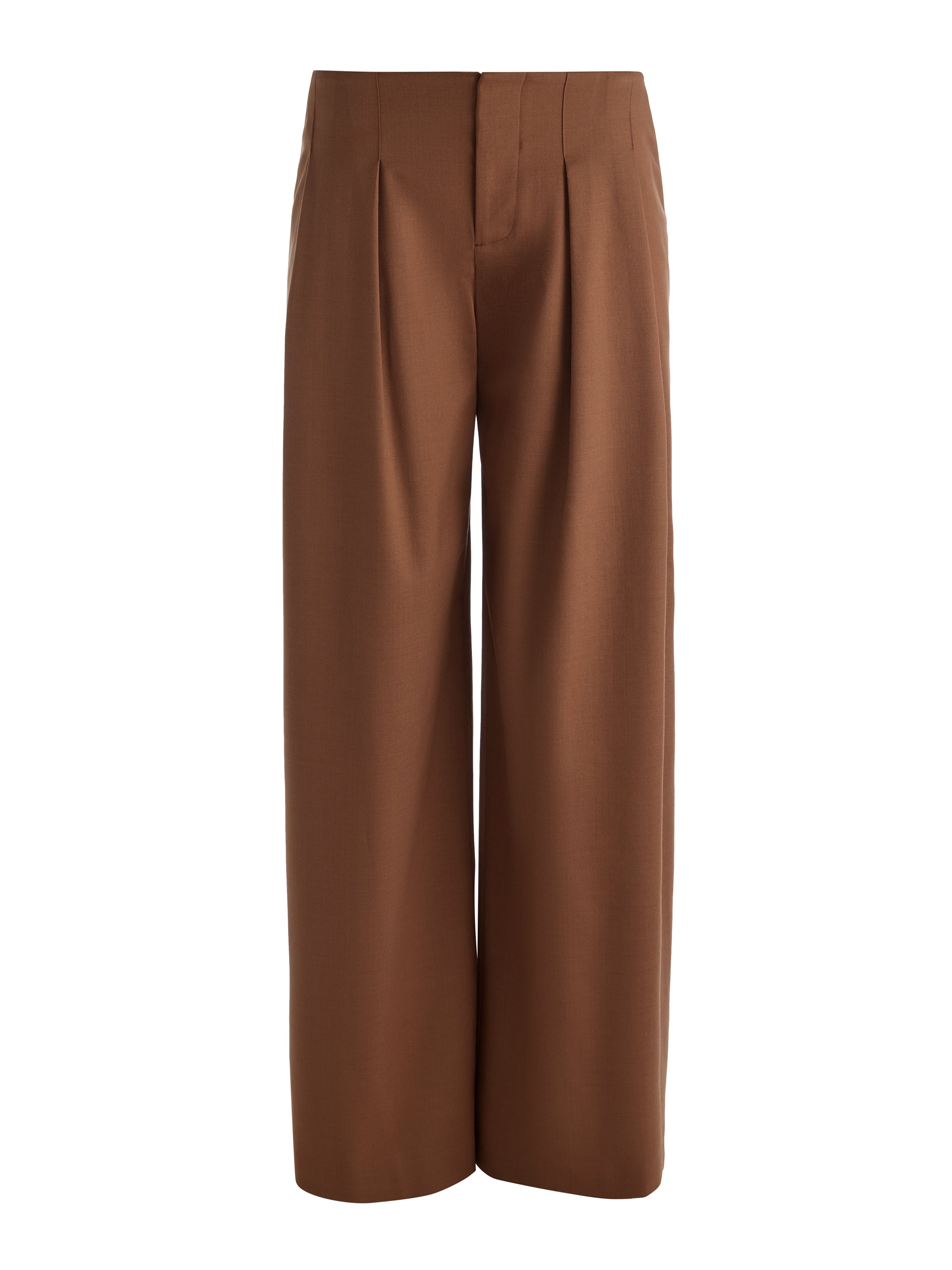 ELIAS DOUBLE PLEAT TROUSER-CAMEL-ALICE + OLIVIA