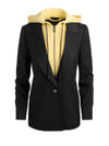 JORDAN BLAZER WITH REMOVABLE HOODIE-CHARCOAL/BUTTER-ALICE + OLIVIA