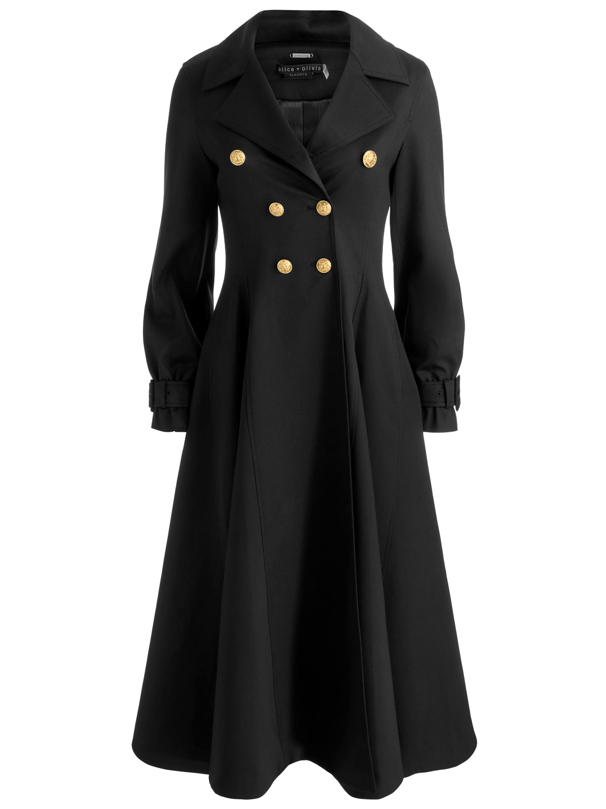 ELLIE GODET TRENCH COAT - NERO