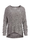 ROMA OVERSIZED PULLOVER-BLACK/SOFT WHITE-ALICE + OLIVIA