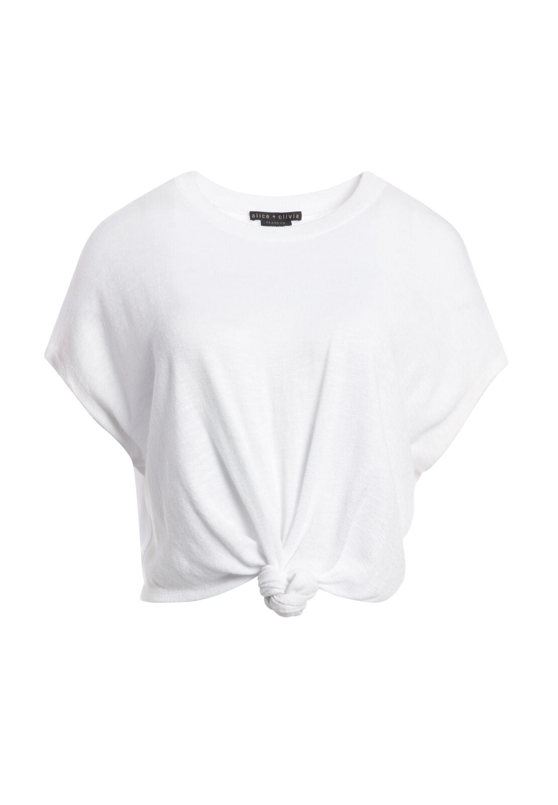 CAMMY TIE FRONT PULLOVER-LIGHT HEATHER GREY-ALICE + OLIVIA