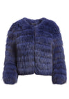 FAWN FUR JACKET-COBALT-ALICE + OLIVIA