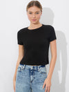 T-SHIRT CROP IN LINO CINDY-ALICE + OLIVIA