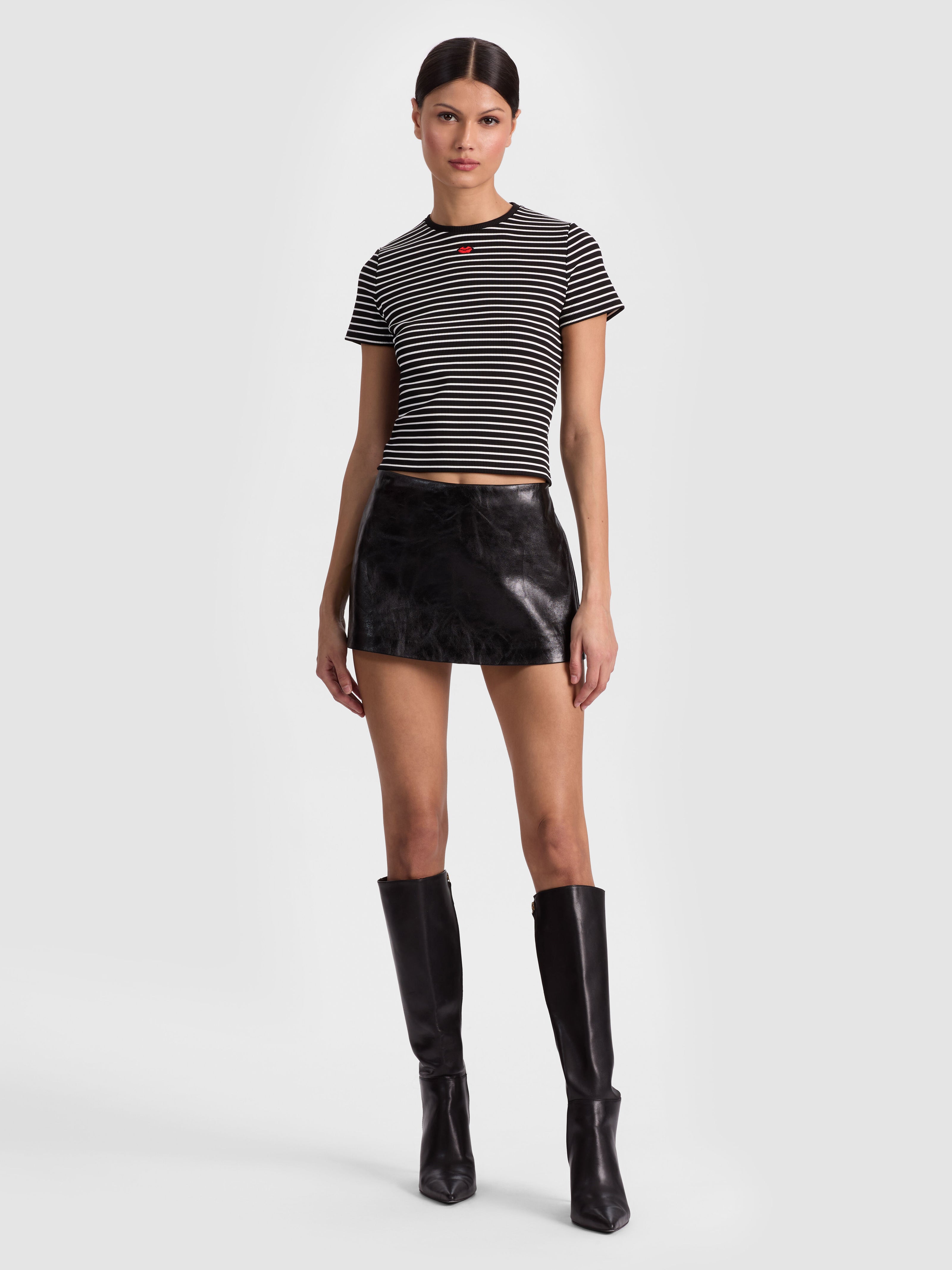 CINDY CROPPED TEE-ALICE + OLIVIA