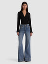 FREYA BUTTON DOWN BODYSUIT-Black-ALICE + OLIVIA