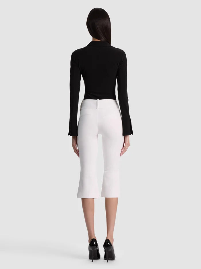 KAI LOW RISE CAPRI-OFF WHITE-ALICE + OLIVIA