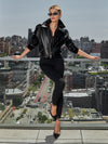 COLLINS DOPPIO STRATO GIUBBOTTO IN PELLE-ALICE + OLIVIA