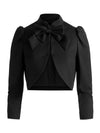 ILARIA CROPPED JACKET-Black-ALICE + OLIVIA