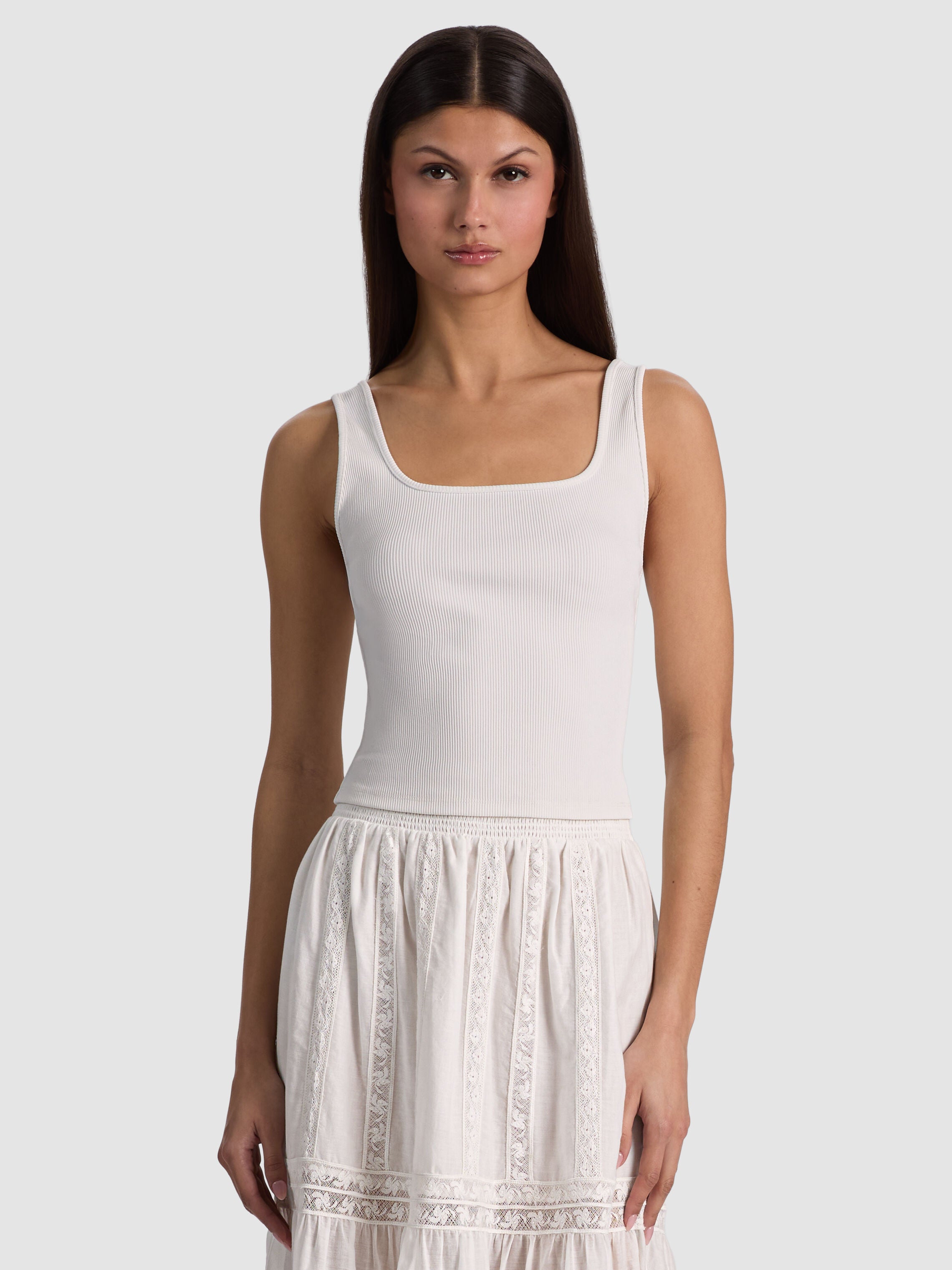 DARYN TANK TOP-Black-ALICE + OLIVIA