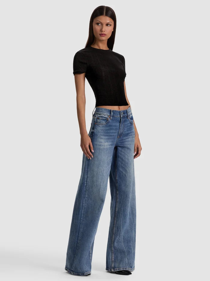 TESS TEE - NERO