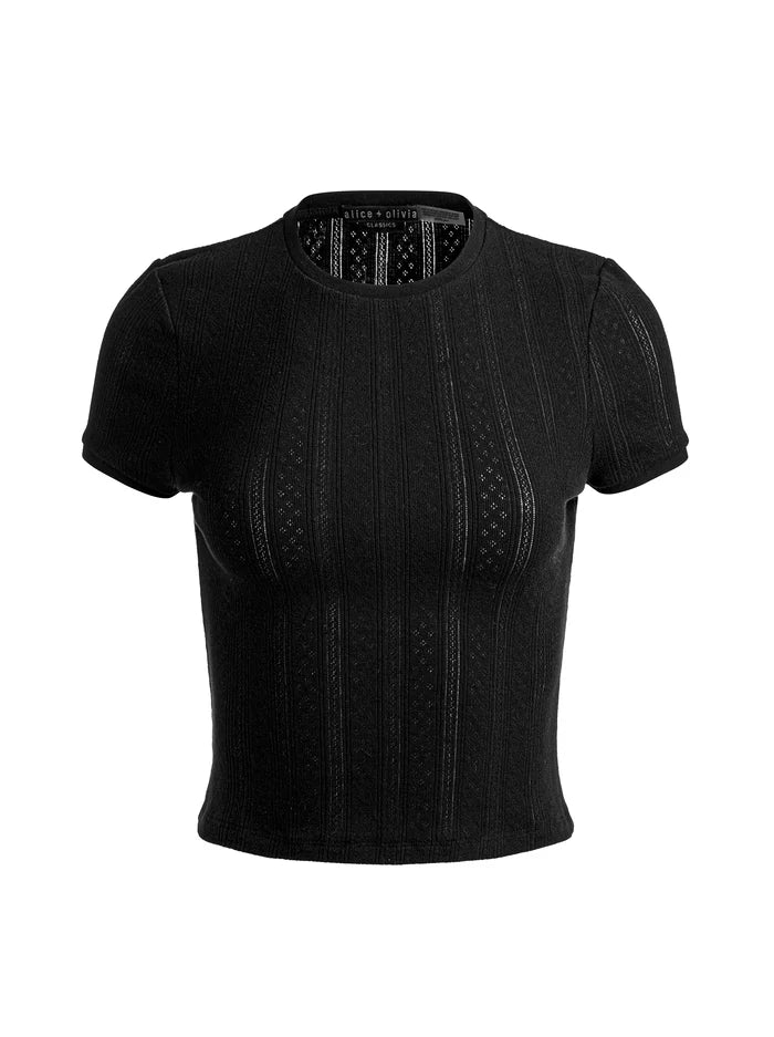TESS TEE - NERO