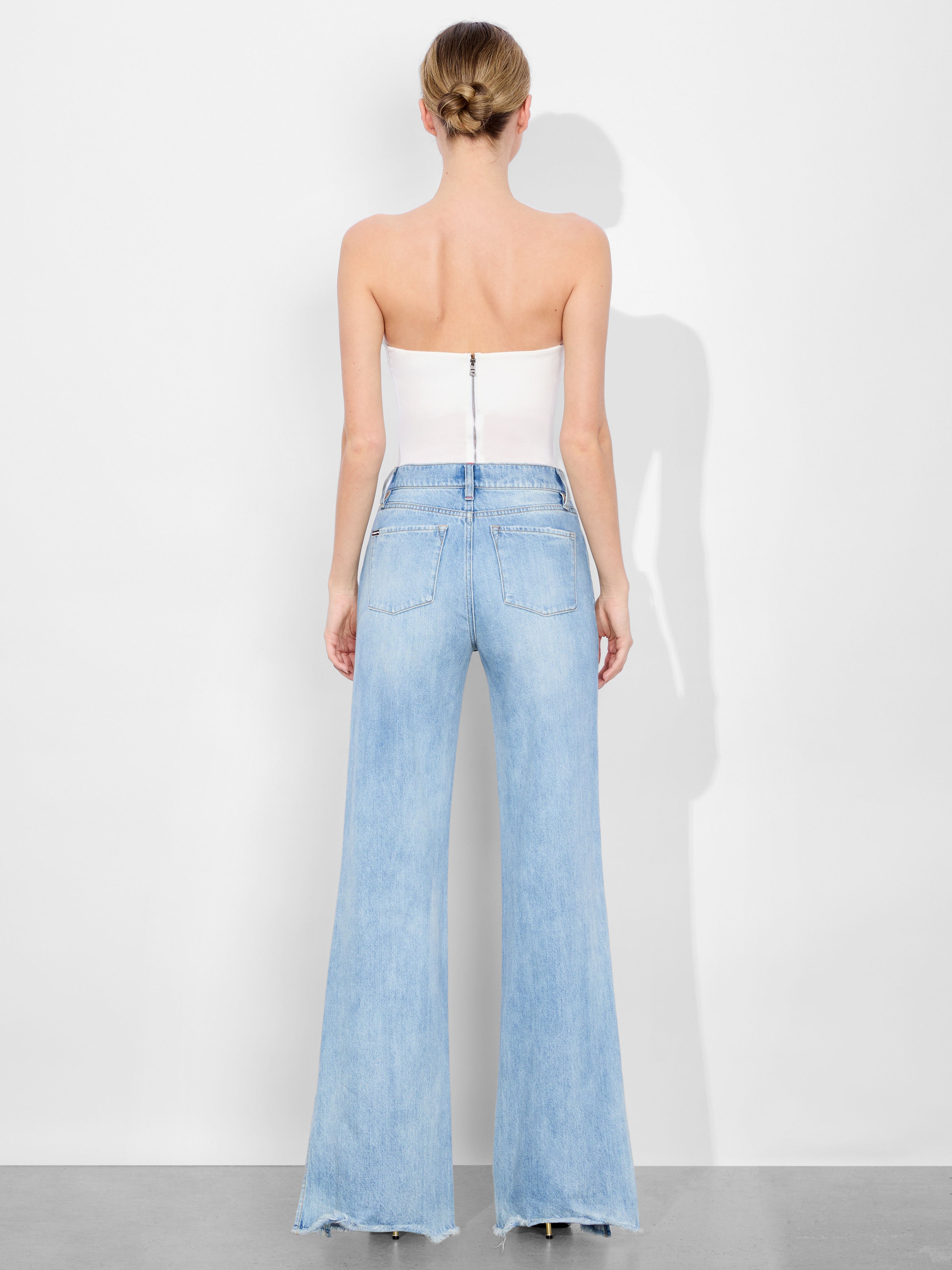 NAOMI STRAPLESS BODYSUIT-OFF WHITE-ALICE + OLIVIA