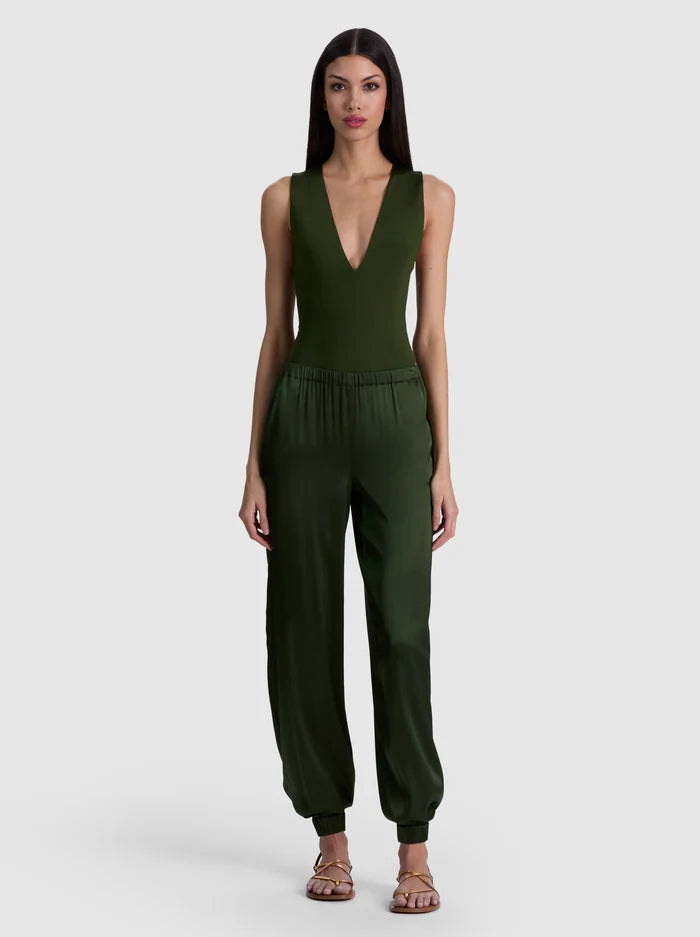 OLEA BODYSUIT - DARK FERN