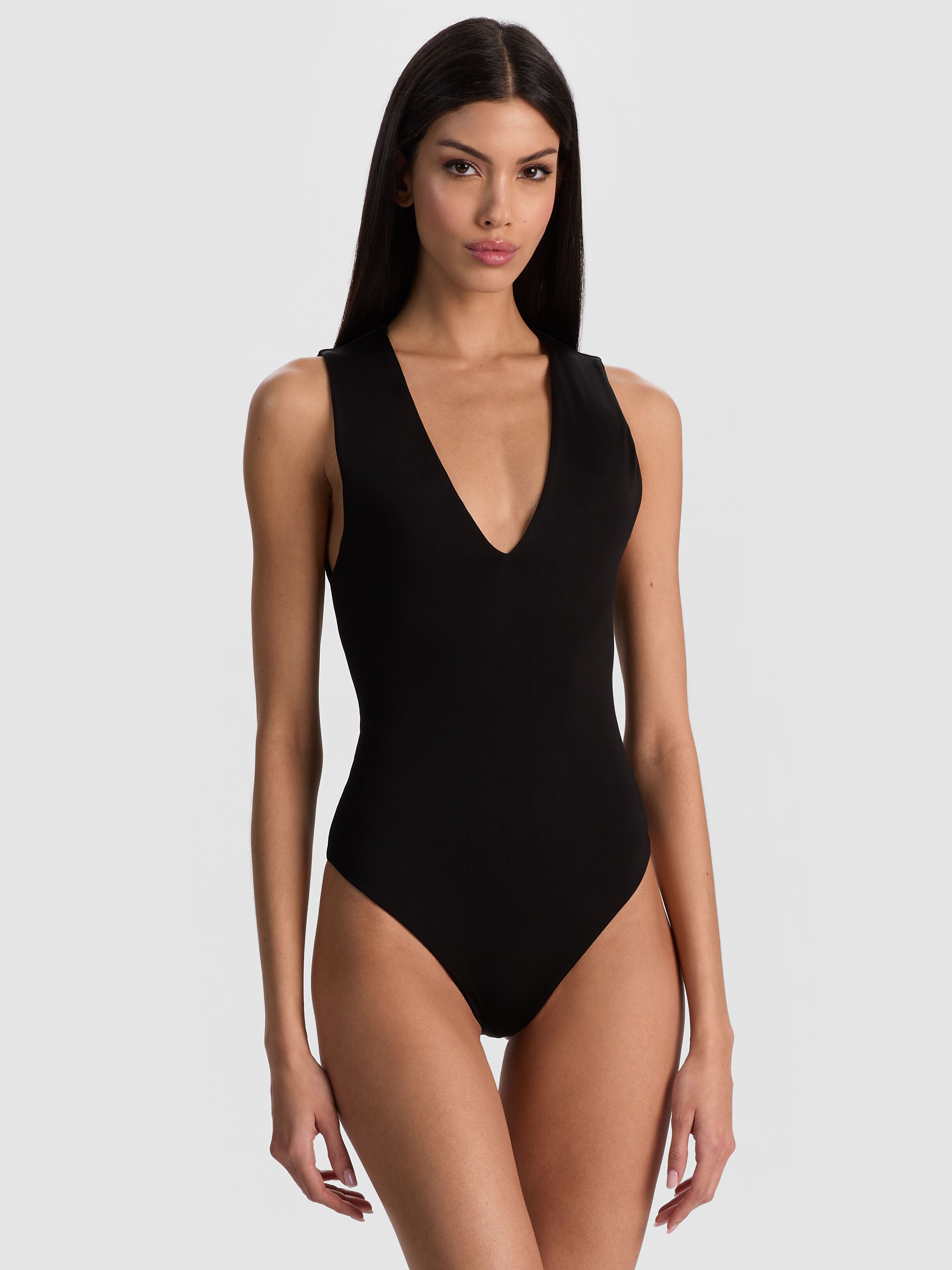 OLEA BODYSUIT-Black-ALICE + OLIVIA