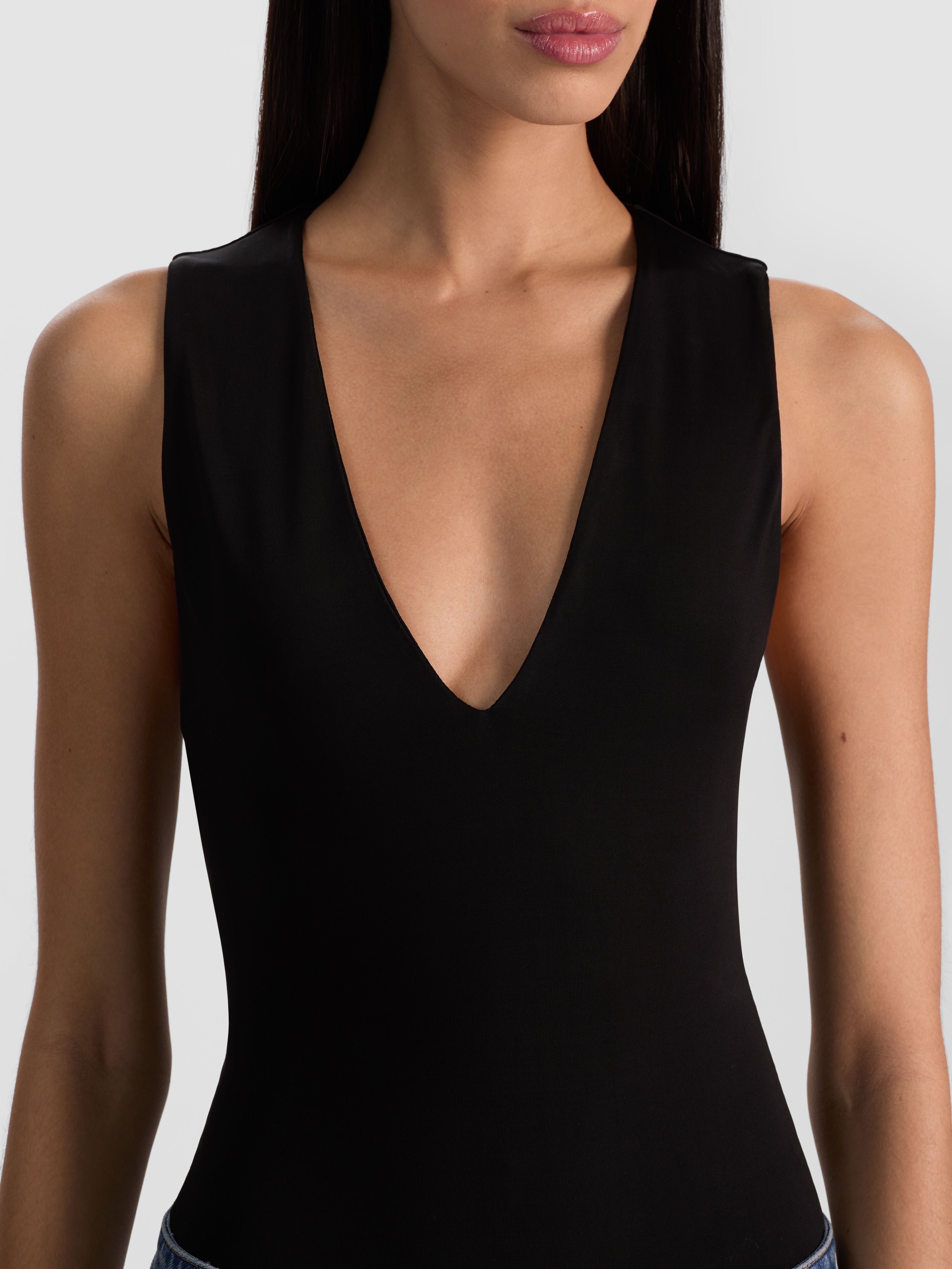 OLEA BODYSUIT in Black | ALICE + OLIVIA