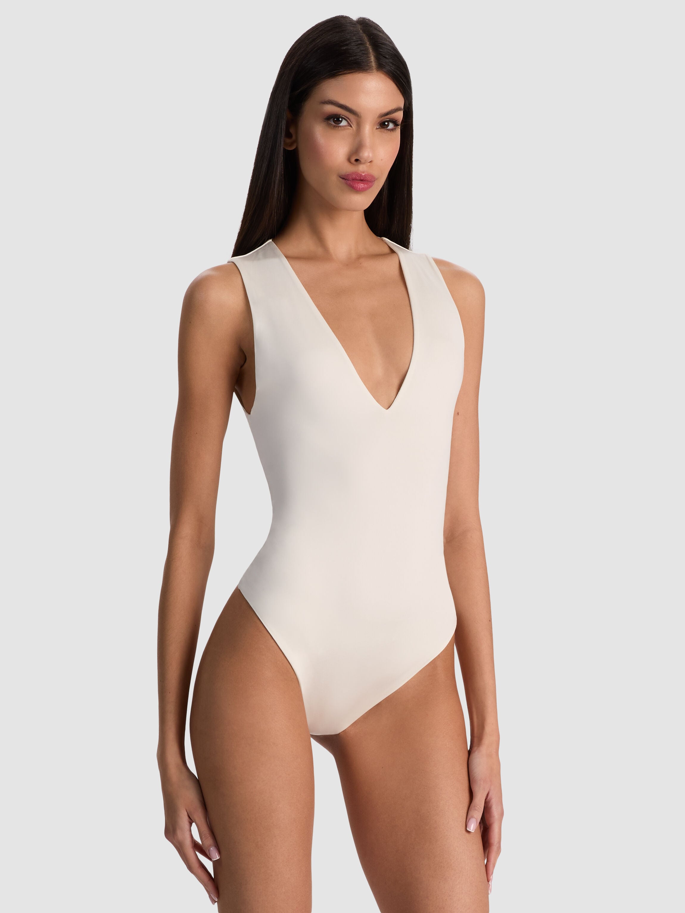 OLEA BODYSUIT-OFF WHITE-ALICE + OLIVIA