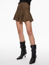 ZONA MINI SKIRT-CAMEL/BLACK-ALICE + OLIVIA