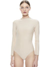 BECKER MOCK NECK BODYSUIT-NUDE-ALICE + OLIVIA